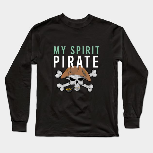 My spirit pirate Long Sleeve T-Shirt by cypryanus